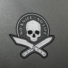 Naklejka No Knife - No Life  - Black