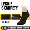 Lekkie skarpety sportowe  - Black