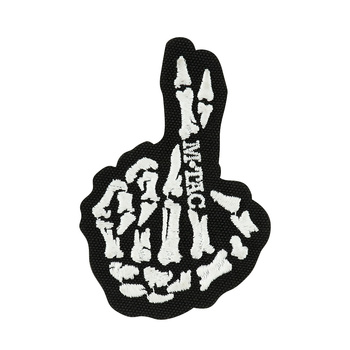 Naszywka Crossed Fingers (Haft) - Black