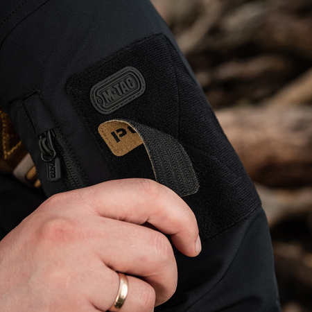 Naszywka Polska 25x80 Laser Cut  - Coyote/Black