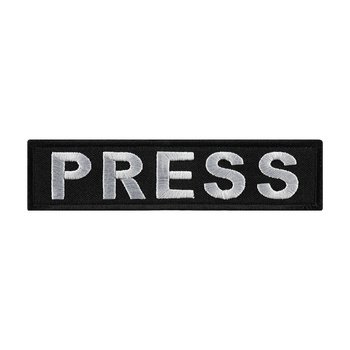 Naszywka Press type 2 - Black