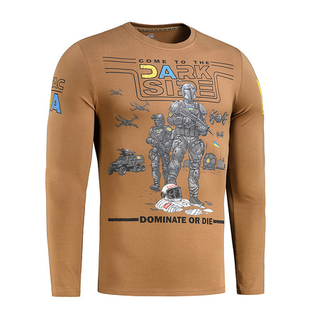 Bluza UA Side z Dlugim Rekawem  - Coyote Brown