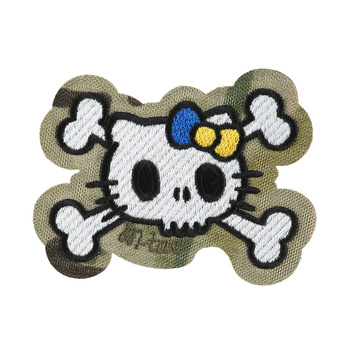 Naszywka Kitty (Haftowana) - White/Multicam