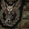 Naszywka Sowa (Haftowana)  - Black
