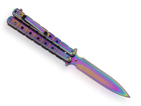 Nóż Motylek  Rainbow  N-495E