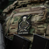 Naszywka Dead Inside  - Black/Olive