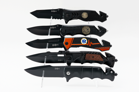 Stojak ekspozycyjny na noże BSH ADVENTURE S2