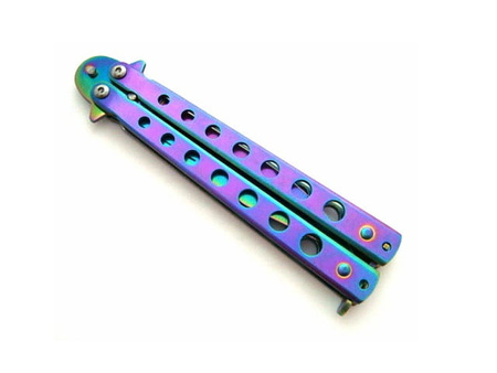 Nóż Motylek  Rainbow N-495B