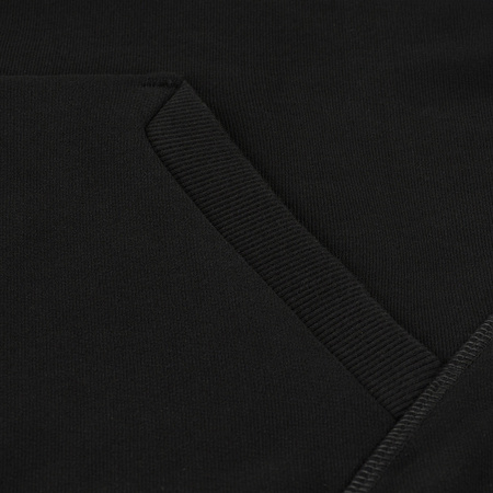 Bluza Hoodie Cotton Raglan Hard  - Black