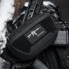 Naszywka AR-15 223/5,56  - Black/Grey