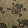 Chusta Shemagh Pirate Skull  - Olive/Black