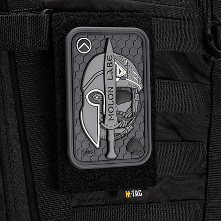 Naszywka Molon Labe Ace 3D PVC  - Grey