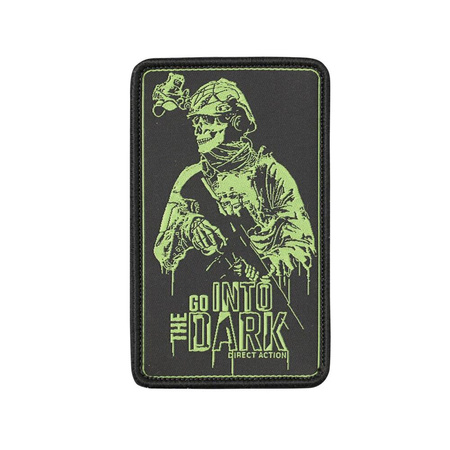 Direct Action - Naszywka Patch Into the Dark - Czarna - PA-DAID-PES-BLK