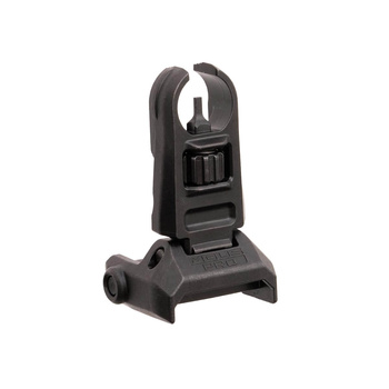 Magpul - Muszka składana MBUS Pro Sight Front Hooded - Stal QPQ - Czarna - MAG1518-BLK