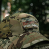 Naszywka Poland (z flagą) 50x80 Laser Cut  - Multicam/White/Red
