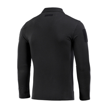M-Tac Koszula Taktyczna Polo z długim rękawem 65/35  - Black