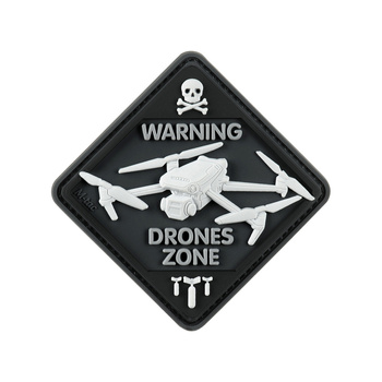 Naszywka Drone Zone PVC - Black