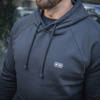 Bluza Hoodie Cotton Raglan  - Dark Navy Blue