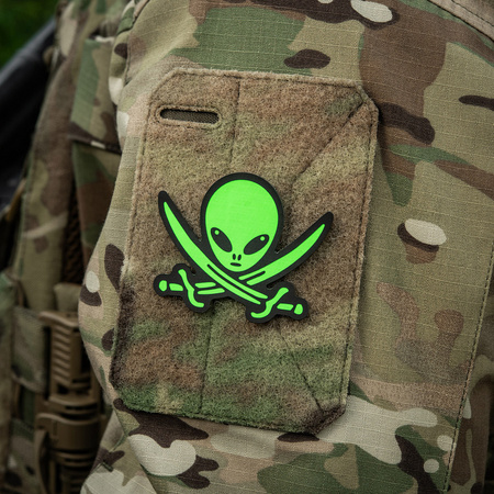 Naszywka UFO operator  - Black/Green