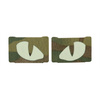 Naszywka Tiger Eyes Laser Cut (para)  - Multicam