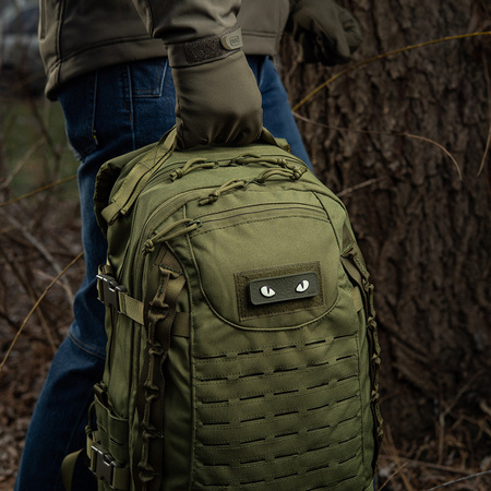 Naszywka Cat Eyes 3D PVC  - Olive