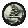 Naszywka Valknut/Drakkar (80mm)  - Black/GID