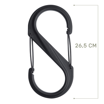 Nite Ize - Karabińczyk S-Biner #10 Plastic Black Gate - Czarny - SBP10-03