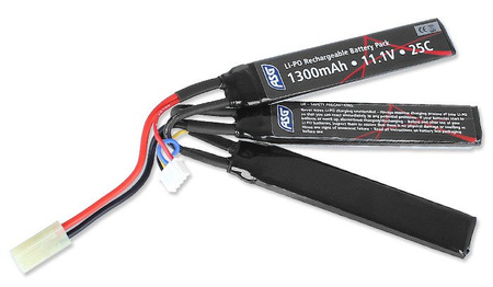 ASG - Bateria AEG - LiPo - 11,1V - 1300 mAh - 25C - [1+1+1] - 17207