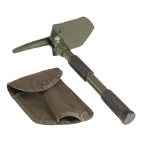 Mil-Tec | Saperka składana metalowa mała z pokrowcem | zielony