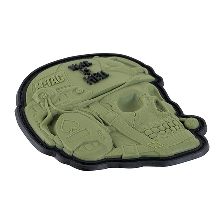 Naszywka War is Hell 3D PVC  - Olive