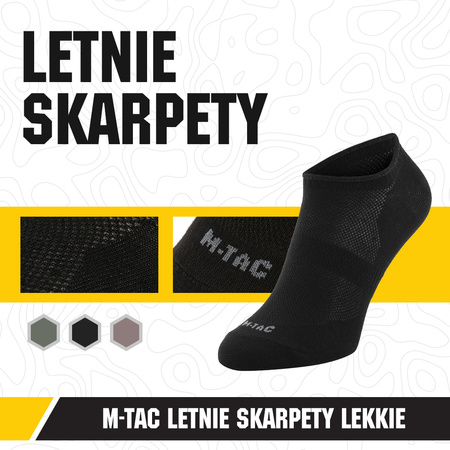 Letnie skarpety lekkie  - Black