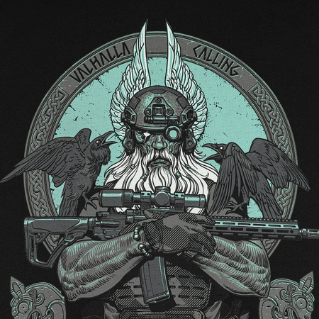 Bluza Hoodie Odin Mystery  - Black