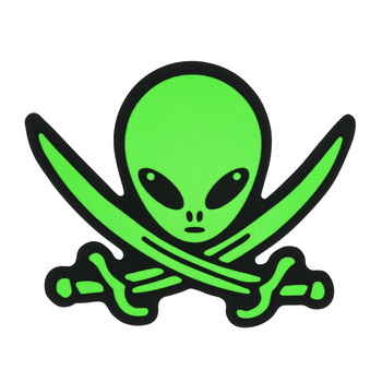 Naszywka UFO operator - Black/Green