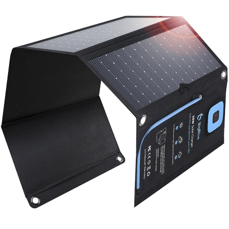 Panel Solarny BigBlue SolarPower 28W z Amperomierzem (SunPower)