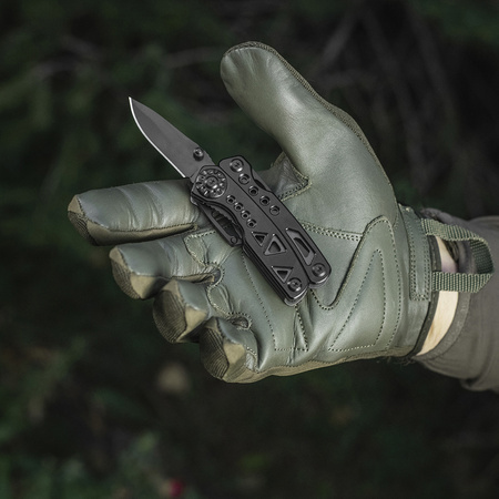 Multitool Type 6 – Narzędzie Wielofunkcyjne EDC Black/Olive  - Black/Olive