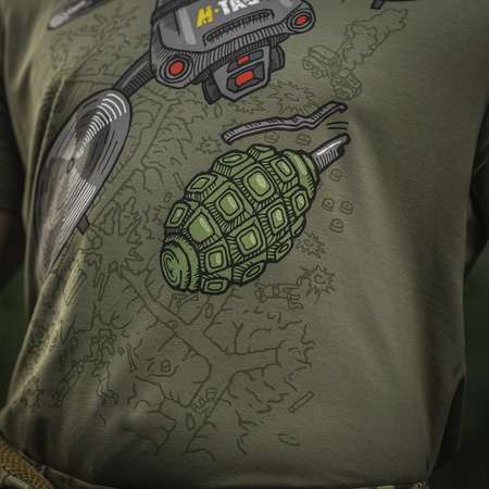 M-Tac Koszulka Dron  - Light Olive