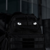 Naszywka Tiger Eyes Laser Cut (para) Reflective  - Black/GID