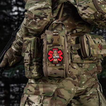 Naszywka Tacmed PVC  - Olive