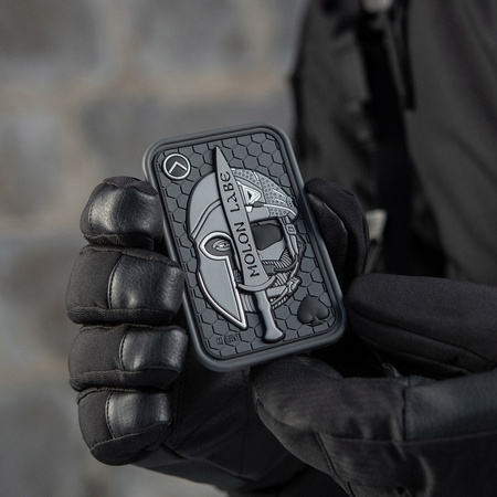 Naszywka Molon Labe Ace 3D PVC  - Grey