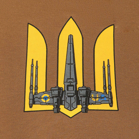 Bluza UA Side z Dlugim Rekawem  - Coyote Brown