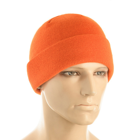 Czapka Dzianinowa 100% Akryl  - Orange
