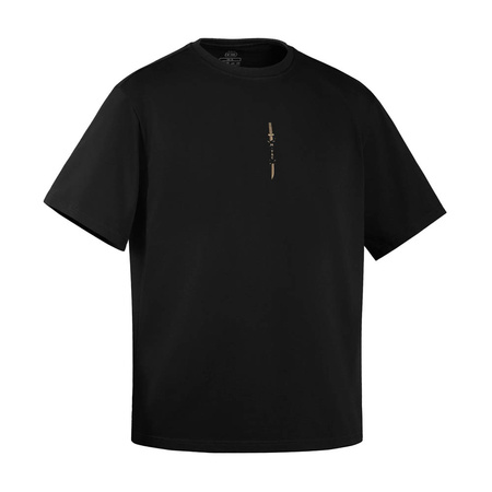 Koszulka Gold Samurai Oversize  - Black