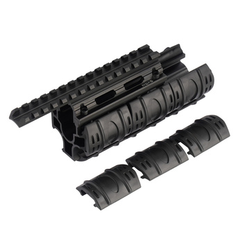 SVRN - Łoże AK z szynami RIS / Picatinny - Czarne - SVRN-AK-HGR-01