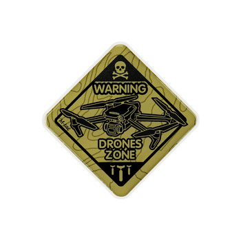 Naklejka 3D Drones Zone - Coyote