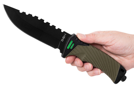 Nóż Taktyczny BSH ADVENTURE N-327B + Krzesiwo i Osełka