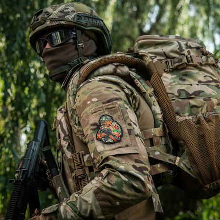 Naszywka Tiger Zielona Opaska PVC  - MC