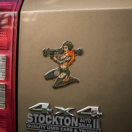 Naklejka Tactical girl #10 AT4 Skandinavik  - Color