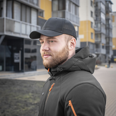 Czapka z daszkiem siatka Flex Rip-Stop  - Black