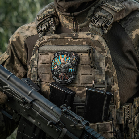 Naszywka Zero Tolerance PVC  - Grey