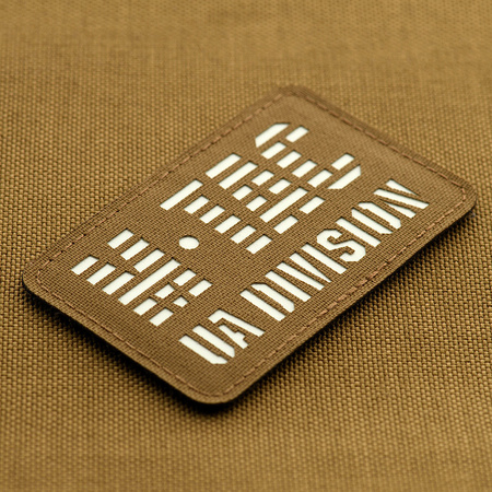 Naszywka UA Division Laser Cut  - Coyote/GID